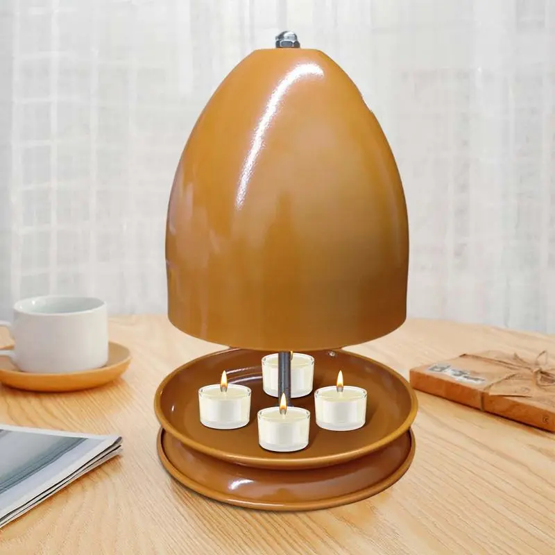 Tea Candle Heater Desktop Tea Light Oven Heater and Oven Large Space Fast Heat Candle Oven Heating Candle Stove home decor