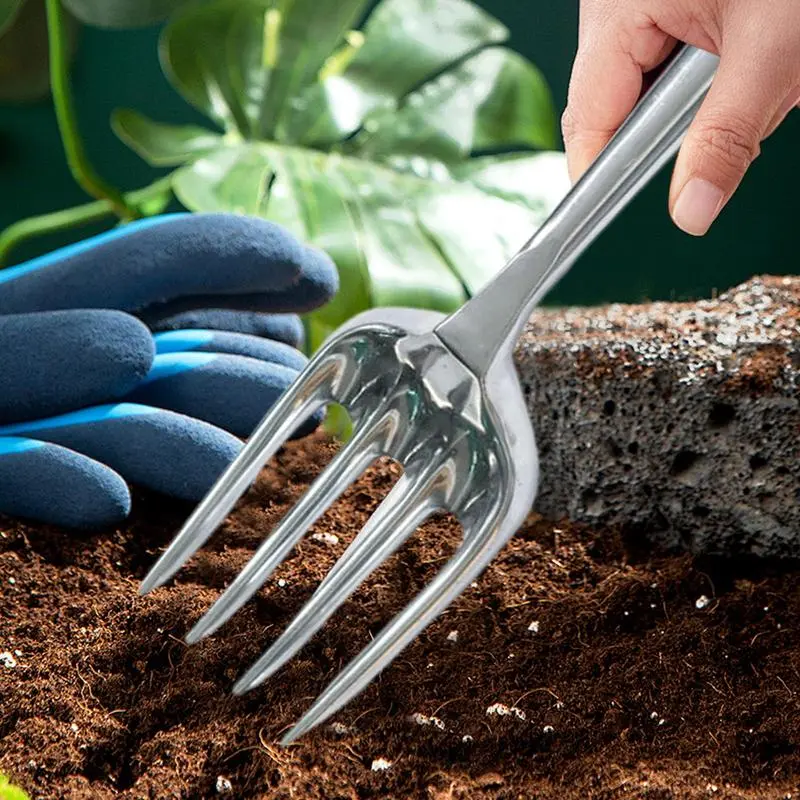 Plant Potted Flower Gadget Stainless Steel Spade Shovel Rake Ergonomic Waterproof Garden Planting Tool Garden Spades For Indoor