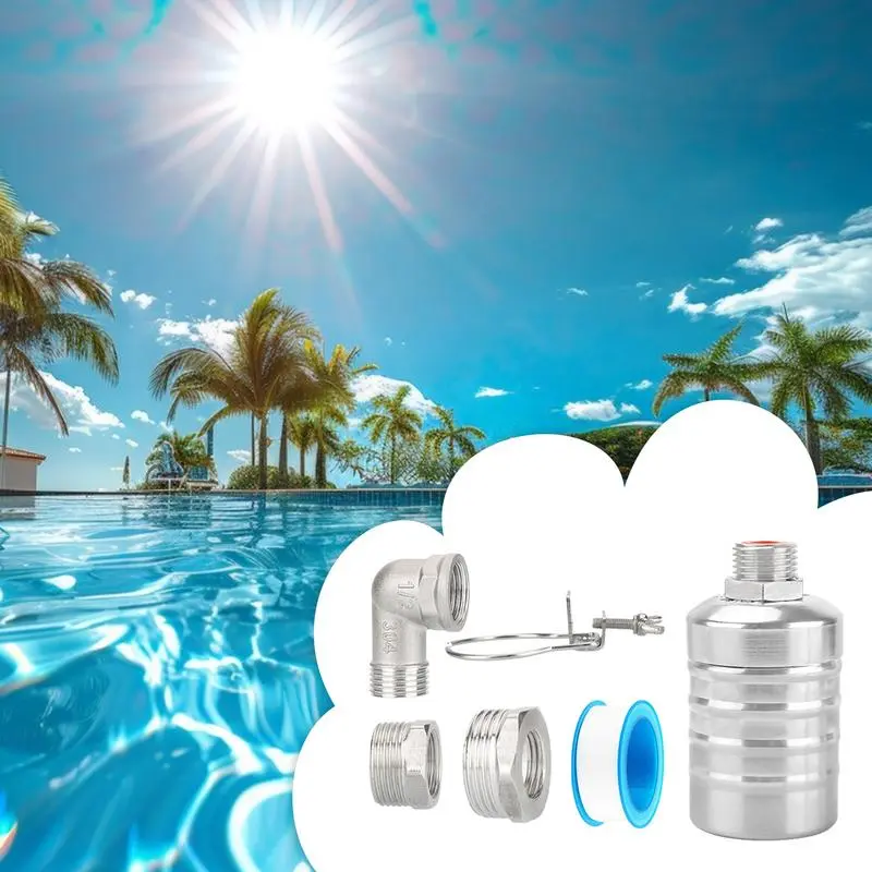 Tank Float Valve Stainless Steel Water Control Float Valve Residential No Electricity Needed Automatic Controller For Pond