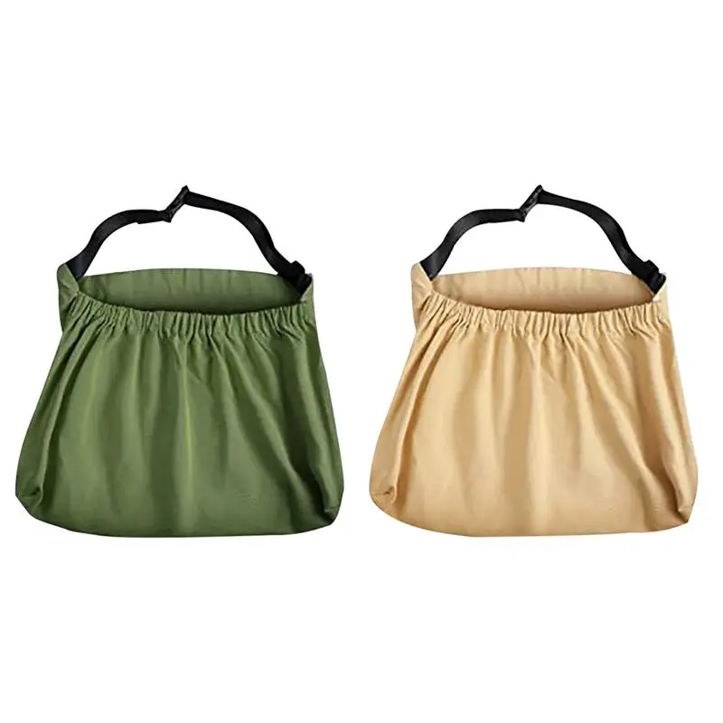 Gardening Apron Women Utility Belt Apron For Gardening Canvas Fruit vegetable picking apron Outdoor Picking Large Pocket Apron