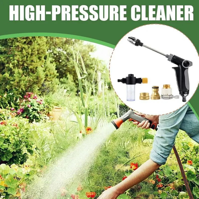 Pressure Washer Hose Nozzle High Pressure Power Washer Wand Precise Lightweight Cleaner Adjustable Sprayer Sprinkler For Outdoor