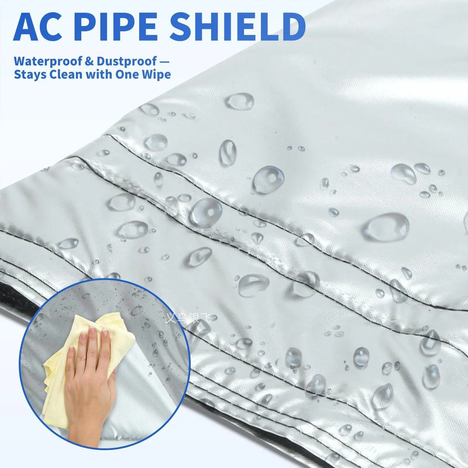 Portable AC Hose Cover Adjustable Ac Pipe Insulation Home Appliances Parts For Sliding Indoor Rv Casement Car Apartment Window