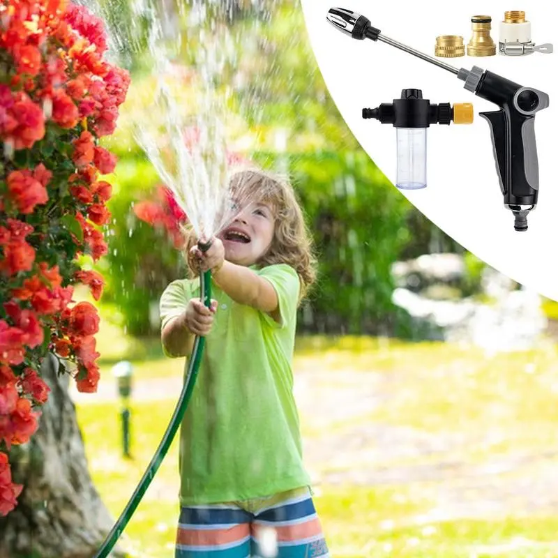 Pressure Washer Hose Nozzle High Pressure Power Washer Wand Precise Lightweight Cleaner Adjustable Sprayer Sprinkler For Outdoor