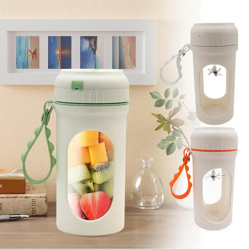 Portable Juicer Wireless Charging Electric Smoothies Maker 350ml Automatic Fruit Juicer With Built-in Safety Button For