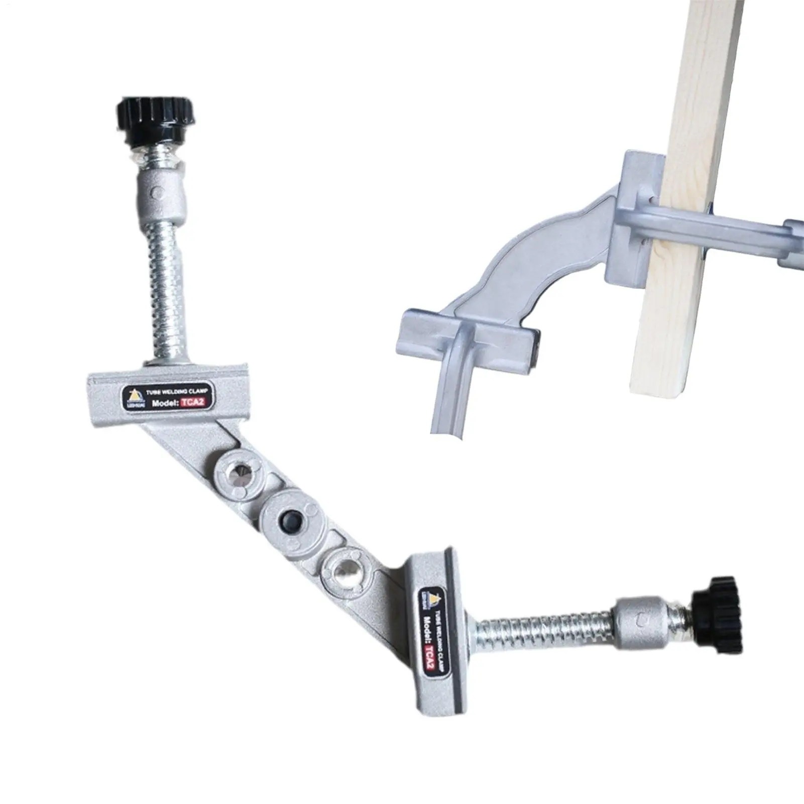 90 degree tube clamp Right Angle Clamps Pipe Clamp Aluminum Adjustable Hand Tool Woodworking Quick Welding Fixture
