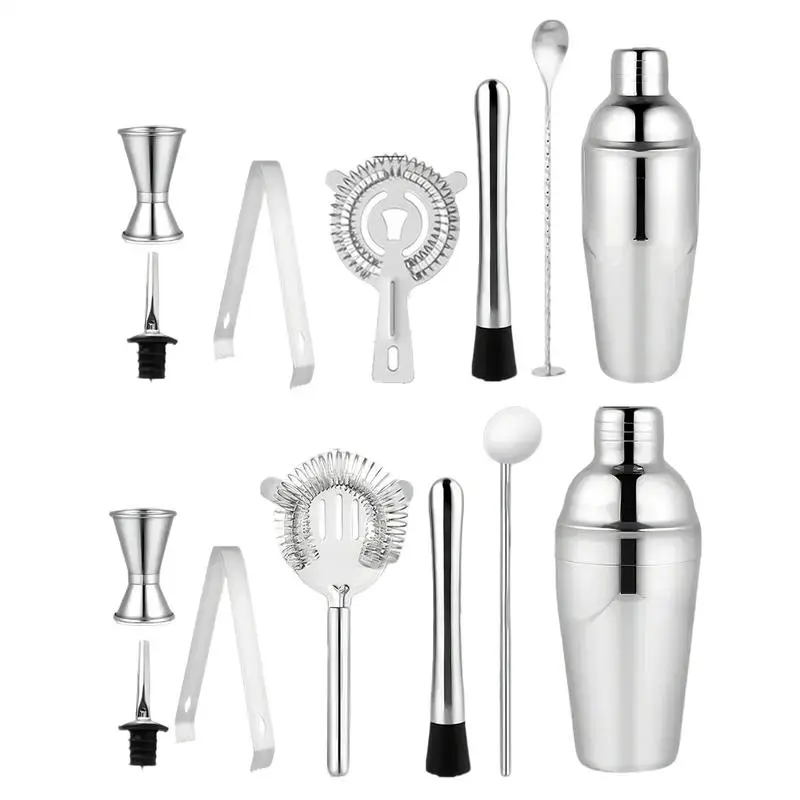 Cocktail Shaker Stainless Steel Liquor Shaker Bartender Cocktail Tool  Elegant Leakproof Drink Mixer Wine Martini Boston Shaker