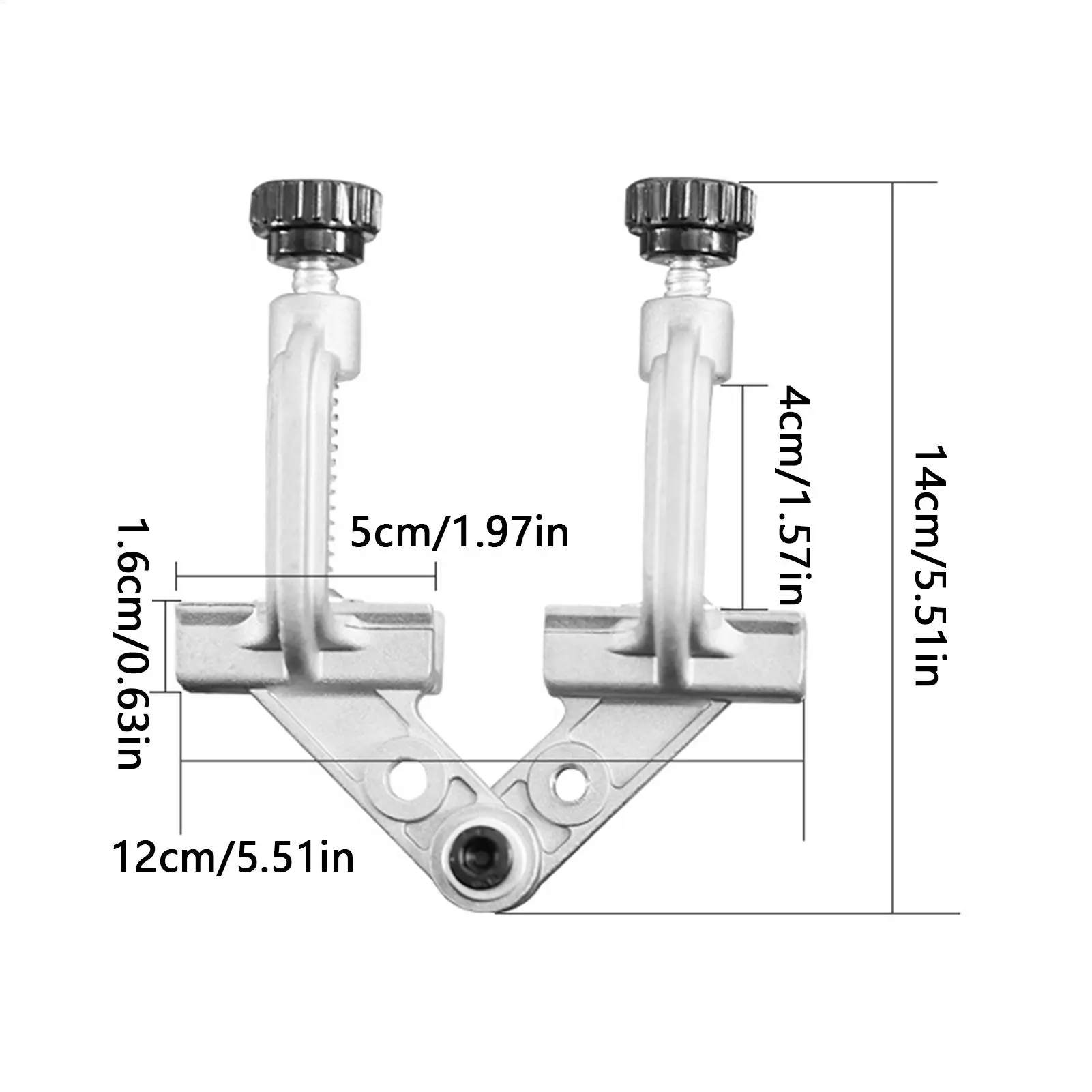 90 degree tube clamp Right Angle Clamps Pipe Clamp Aluminum Adjustable Hand Tool Woodworking Quick Welding Fixture
