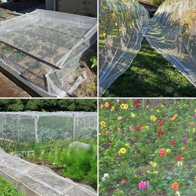 Garden Mesh Netting Garden Netting Bird Barrier Breathable Animals Barrier Outdoor Protector For Vineyard Yard Orchard Raised