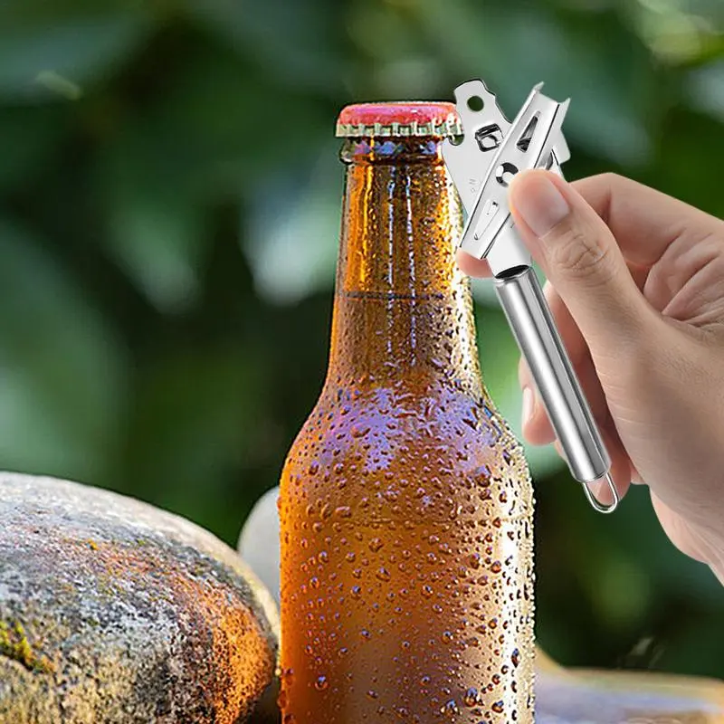 Kitchen Can Opener Can Opener Bottle Opener Kitchen Gadgets Stainless Steel Multifunctional Professional Manual Can Opener For