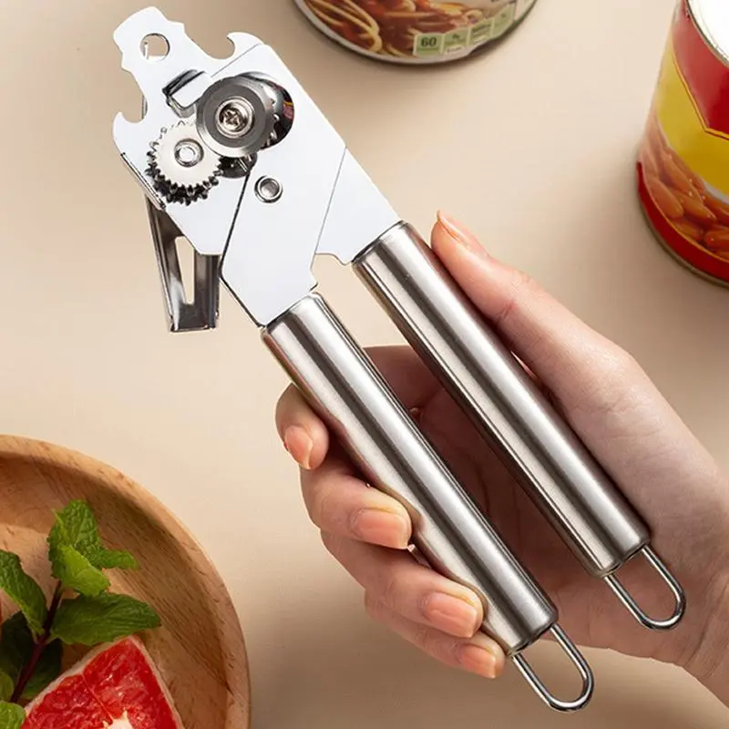 Kitchen Can Opener Can Opener Bottle Opener Kitchen Gadgets Stainless Steel Multifunctional Professional Manual Can Opener For