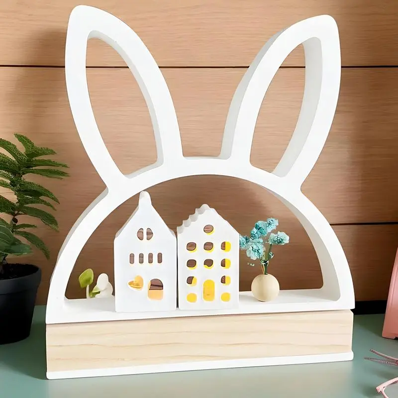 Rabbit Silicone Mold Bunny Silicone Candle Mould Semicircular Soap Mold  Hollow Bunny Candle Mold Cute Rabbit Shape Plaster Mold