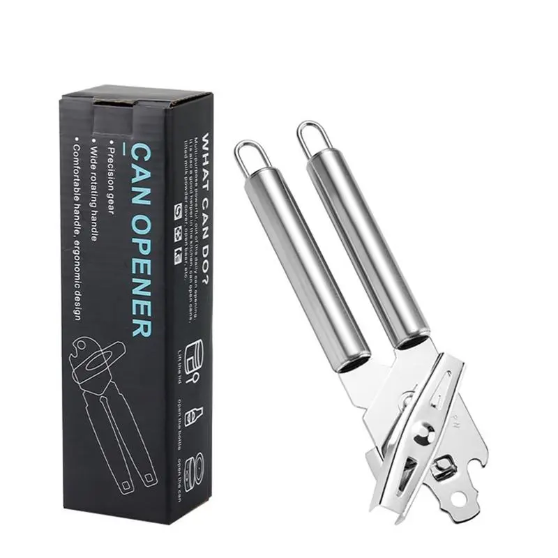 Kitchen Can Opener Can Opener Bottle Opener Kitchen Gadgets Stainless Steel Multifunctional Professional Manual Can Opener For