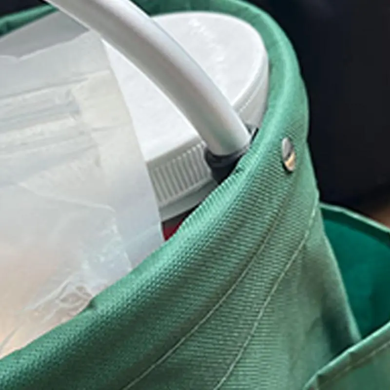 Tool Storage Bag Work Tool Bag Household Organizer Pouch Foldable Laundry Basket With Handle For Travel Home Garden Harvest