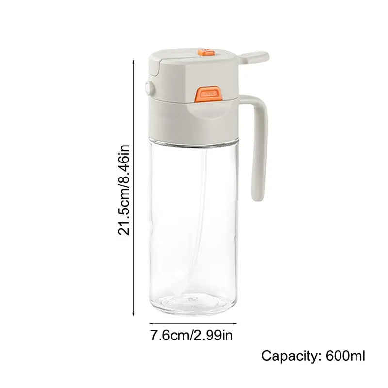 Olive Oil Dispenser Bottle Olive Oil Sprayer And Pourer For Grilling Glass Oil Spritzer Pourer Oil Dispenser Bottle For Grilling
