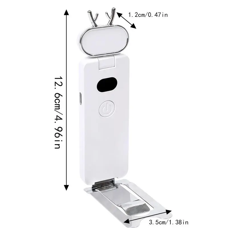 Clip On Book Light USB Eye-Protection Bookmark Lamp Eye Caring 3 Color Stepless Dimmable 80 Hrs Runtime Lightweight Clip On
