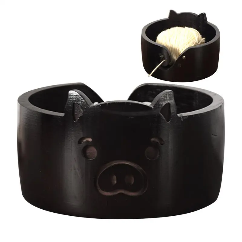 Yarn Bowl Wooden Crochet Bowls Cute Animal Shaped Container Crochet Organizer Storage Holder Knitting Supplies Organizer