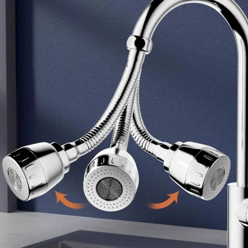 Bathroom Faucet Extender 360 Degree Rotatable Faucet Extender Sink Faucet Head Adjustable Kitchen Faucet Extender For Wash