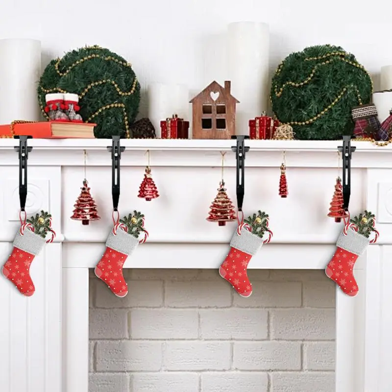 Christmas Stockings Holder Hanger Metal Stockings Hangers Metal Stockings Hangers Heavy Mantel Stocking Hooks Fireplace Stocking