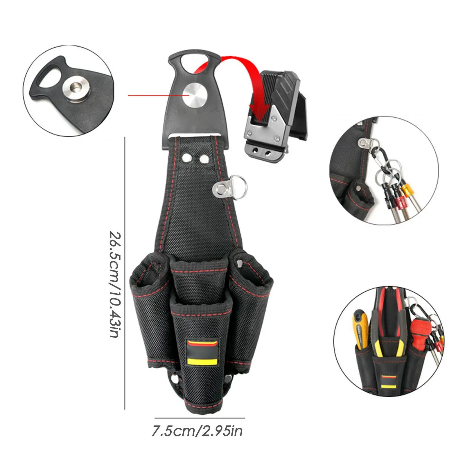 Thigh Bag Lightweight Tool Pouch Bag Portable Multifunctional Waterproof Compact Organizer For Repair Maintenance Electrical