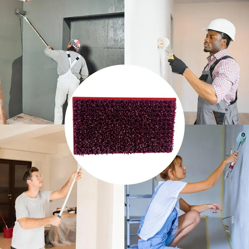 Texture Brush Stipple Brush Drywall And Ceiling Finishing Non-Slip Handle Professional Hand Tools Plastering Home Improvement