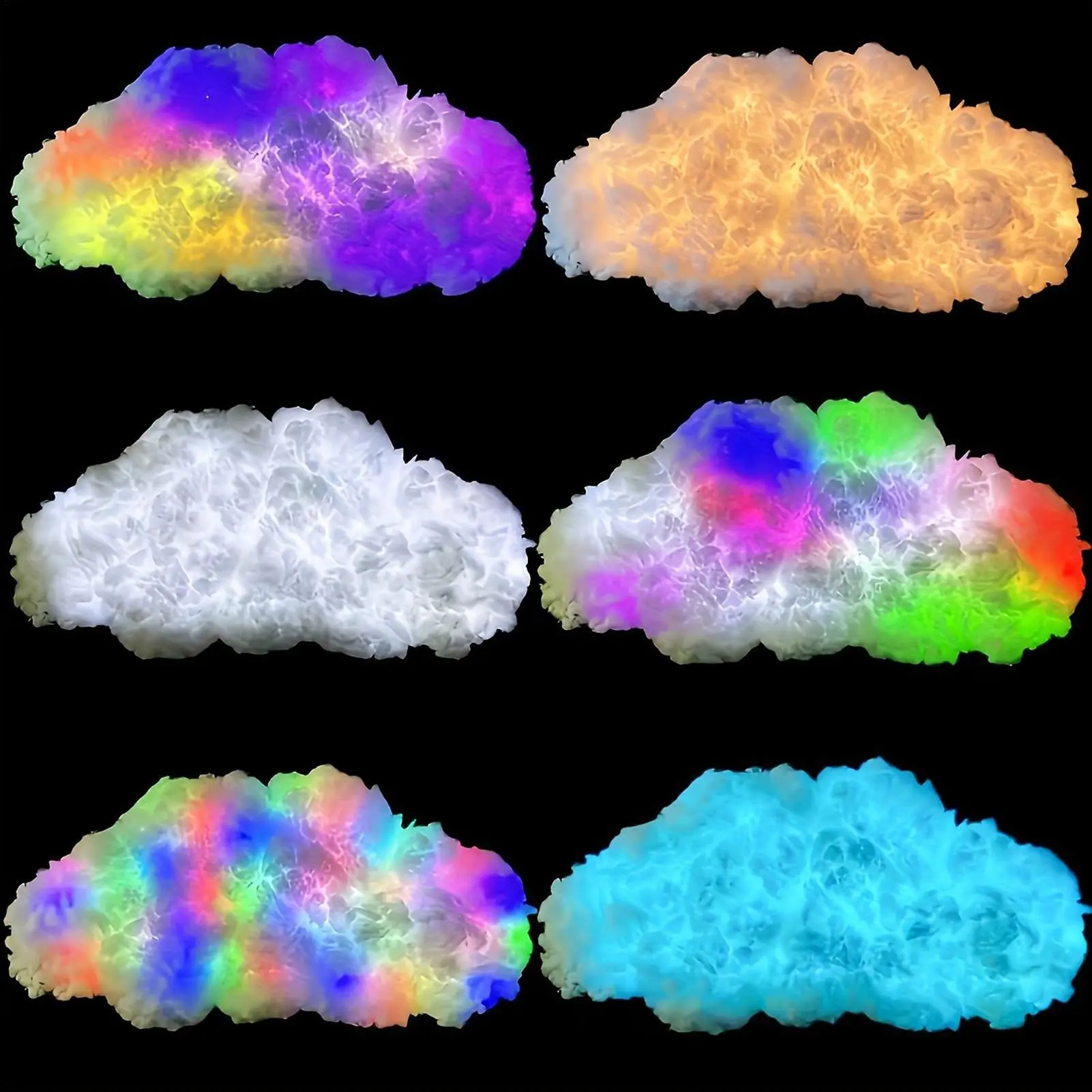 Led Cloud Light Night Light Bedroom Floating Cloud Lamp Multi-Functional Adjustable Nursery Lighting Accessories For Teen Adults