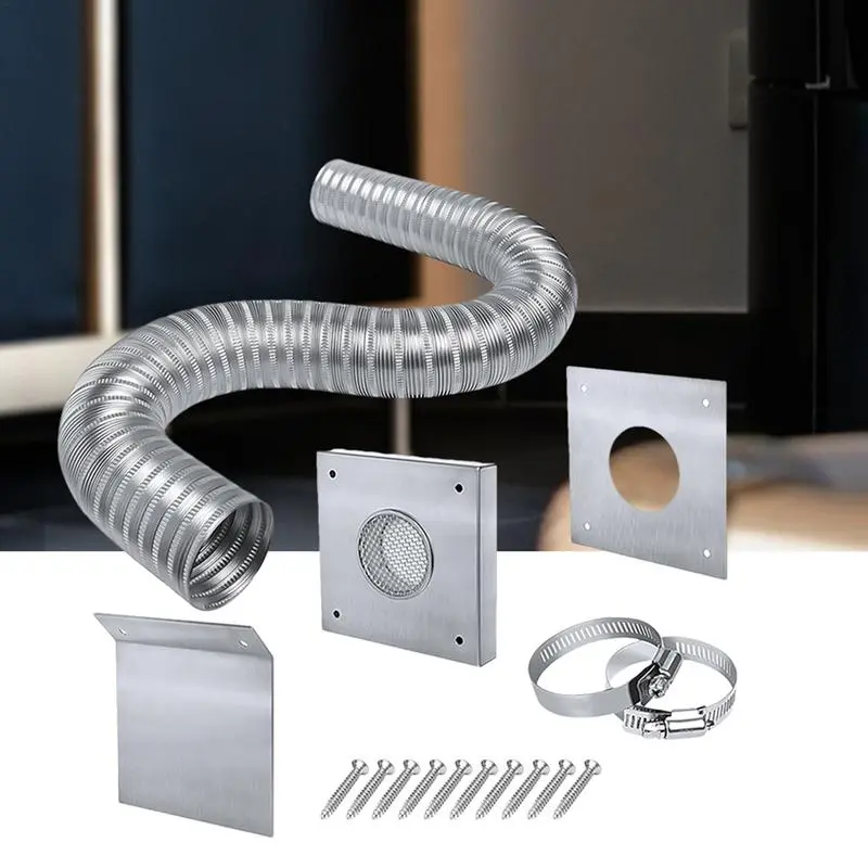 Vent Pipe For Pellet Stove Fireplace & Stove Accessories Heat Resistant Design Sturdy Air Intake Kit Fireplace Tool Sets