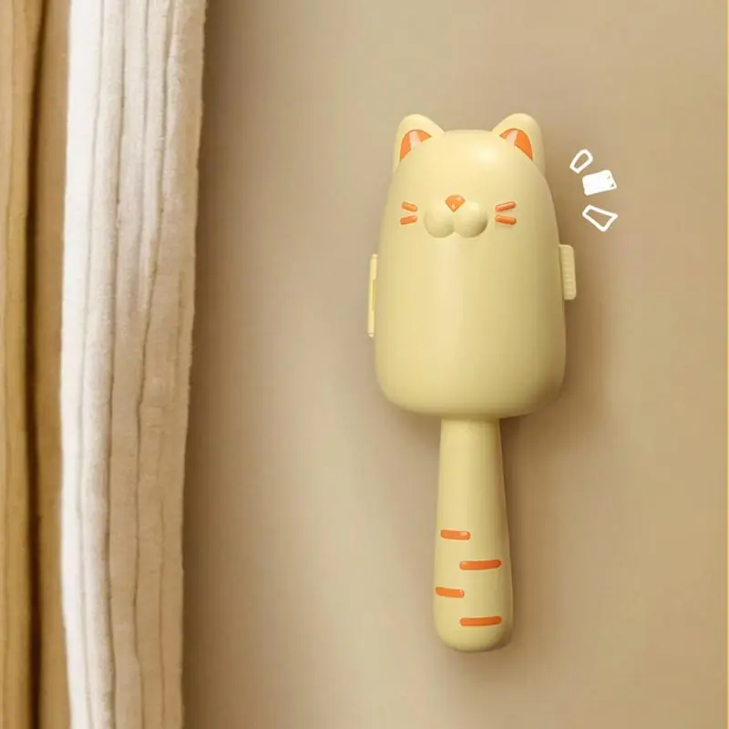 Sticky Lint Roller Reusable Interesting Cat Hair Roller Fun Cat Design Pet Hair Brush Pet Hair Roller Pet Hair Remover Tool For