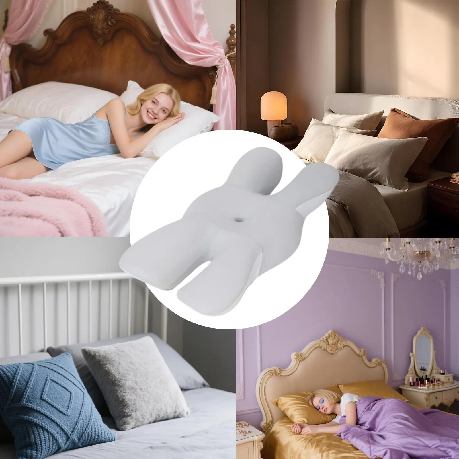 Sleeping Cervical Pillow Orthopedic Ergonomic Butterfly Stomach Sleeper Pillow slow rebound memory cotton pillow neck pillow