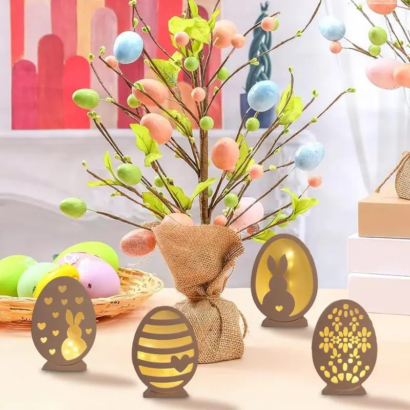 Easter Silicone Molds Craft Molds 3D Silicone Mold Set Handmade Craft Moulds For Easter Eggs And Rabbit Silhouettes Candle