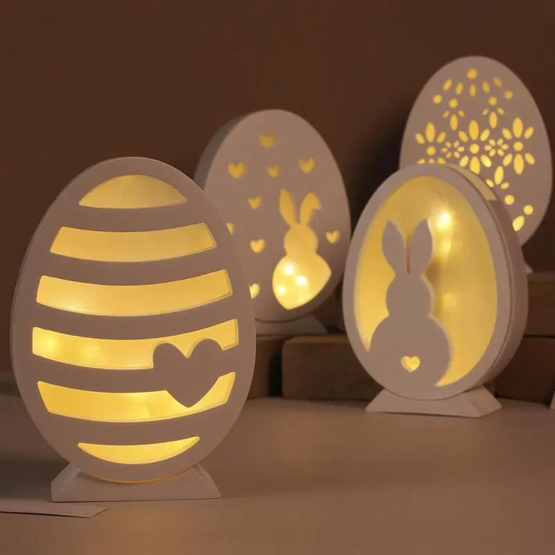 Easter Silicone Molds Craft Molds 3D Silicone Mold Set Handmade Craft Moulds For Easter Eggs And Rabbit Silhouettes Candle