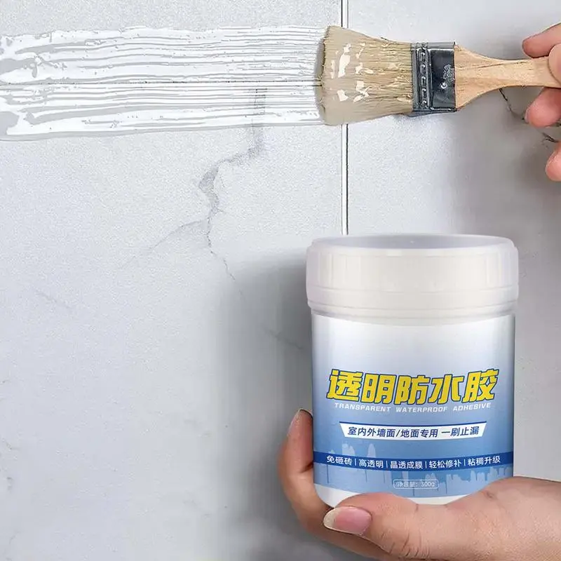 Waterproof Adhesive Glue Transparent Repairing Leak Anti Leakage Waterproof Agent Roof Coating Sealant Waterproofing Material