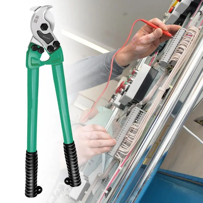 Electrician Wire Cutters Manual Heavy-duty Cable Cutters Wire Scissors Cable Plier Wire Stripper Pliers Long Handle Cable Cutter