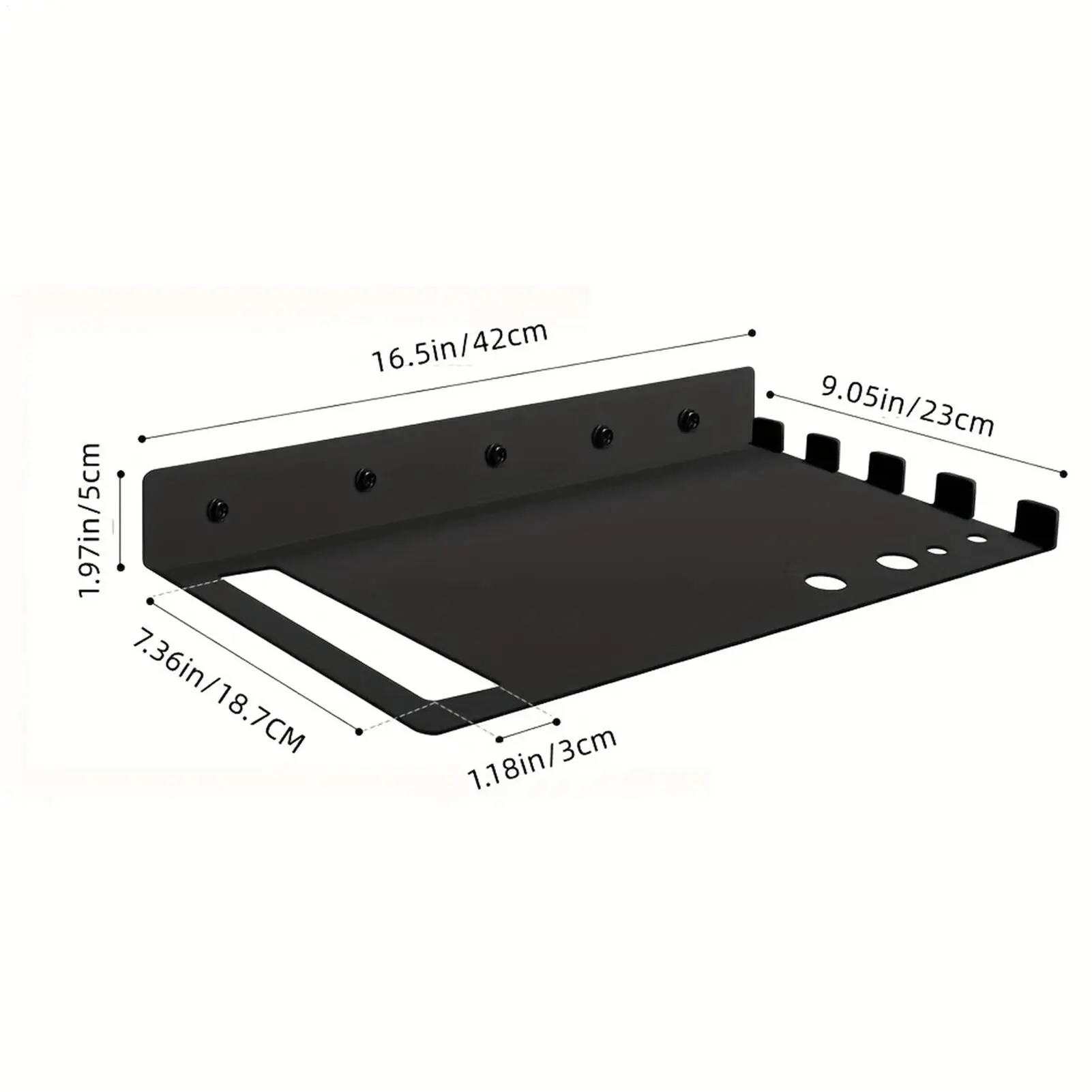 Chainsaw Holder For Tractor Wall Mount Heavy Duty Garage Storage Home Organization For Spanner Wrench Log Lawn Grass Garden