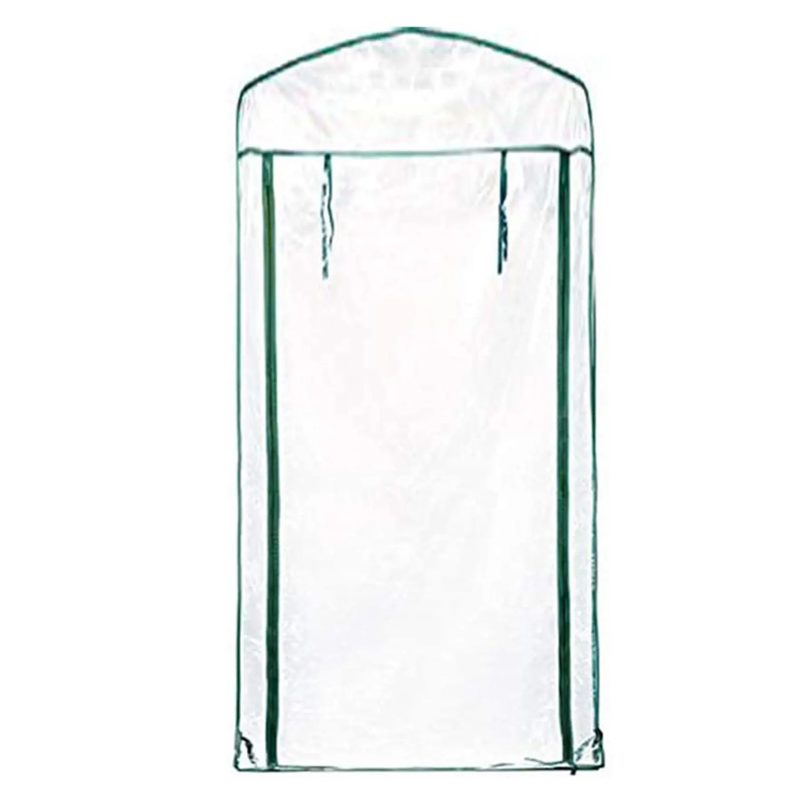 57X38X160CM Greenhouse Cover Transparent Rainproof 4-layer PVC Cover Durable Outdoor Plant Supplies Without Iron Stand 2021