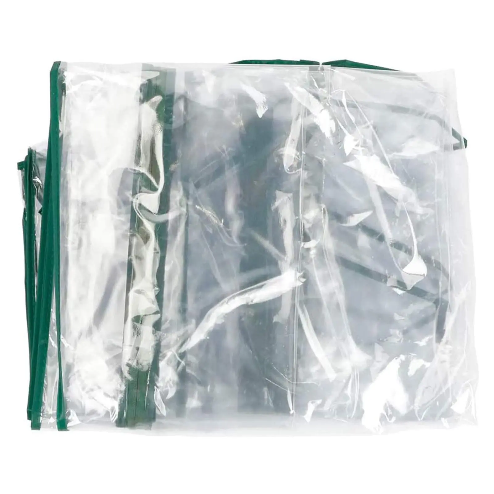 57X38X160CM Greenhouse Cover Transparent Rainproof 4-layer PVC Cover Durable Outdoor Plant Supplies Without Iron Stand 2021