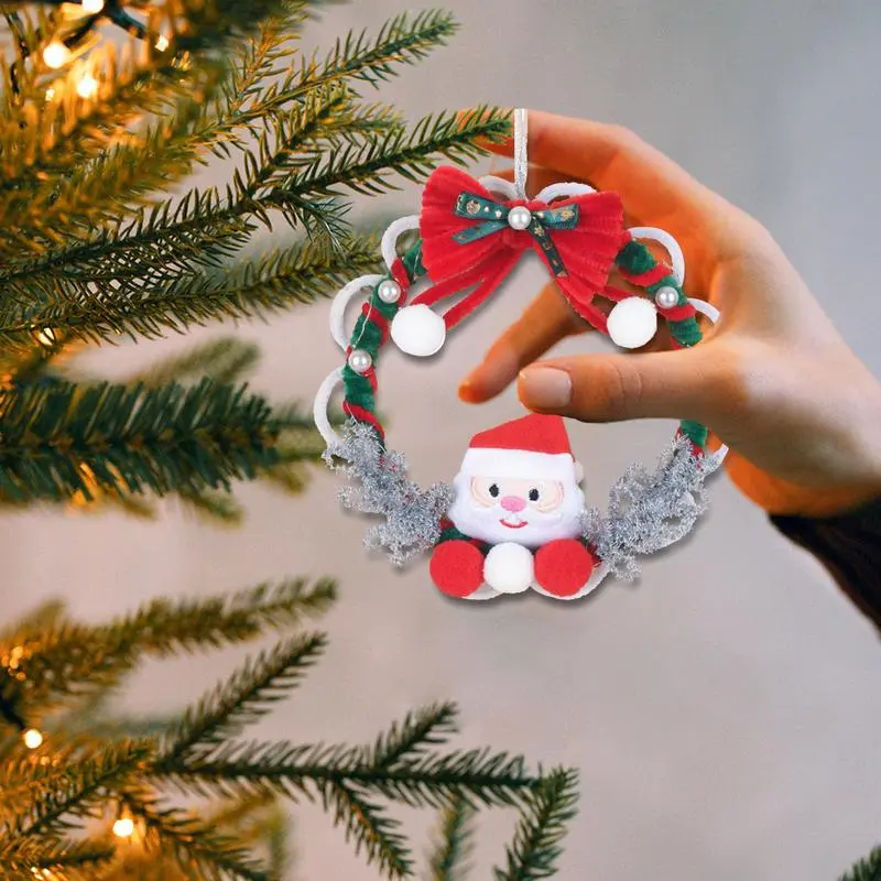 wreath making kit Christmas Light-Up Wreath Making Supplies Christmas Garlands Wreaths Christmas Craft Kits Christmas Decor