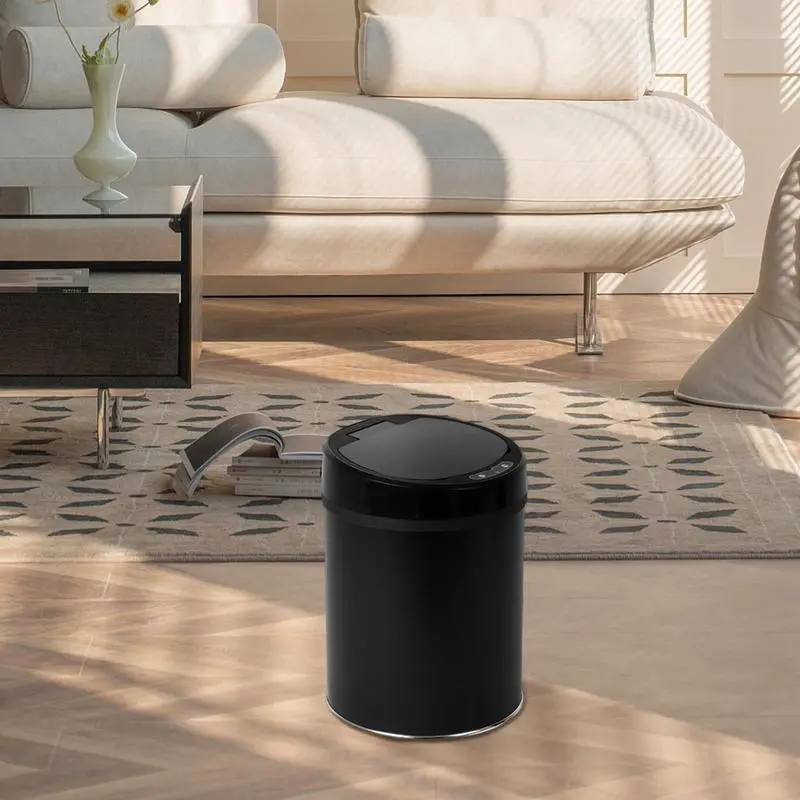 Electric Garbage Can Automatic Trash Can Motion Sensor Touch Control Trash Bin With Waterproof Lid Home And Hotel Use For