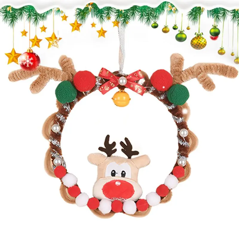 wreath making kit Christmas Light-Up Wreath Making Supplies Christmas Garlands Wreaths Christmas Craft Kits Christmas Decor