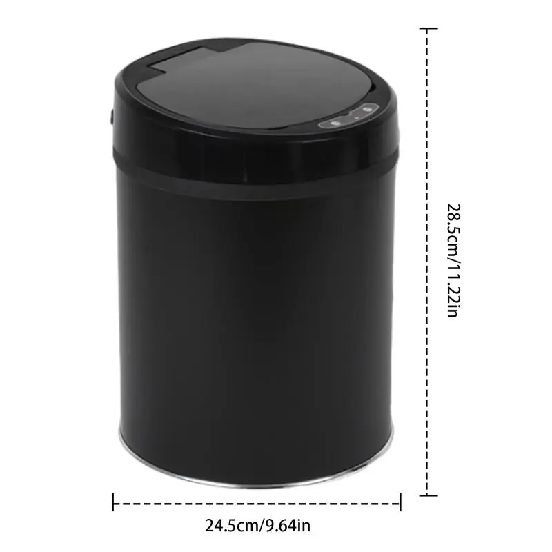 Electric Garbage Can Automatic Trash Can Motion Sensor Touch Control Trash Bin With Waterproof Lid Home And Hotel Use For
