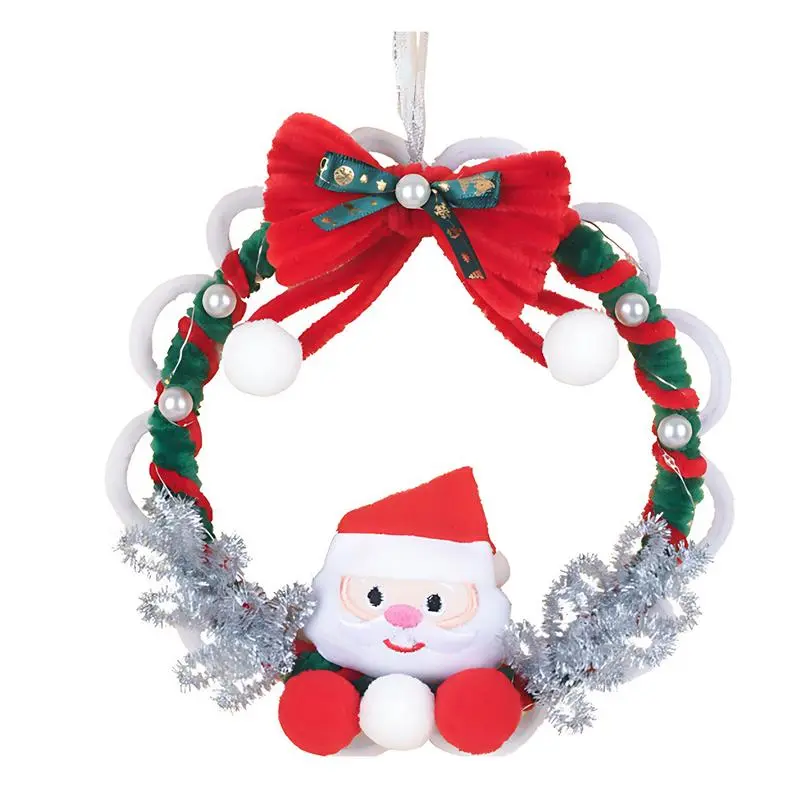 wreath making kit Christmas Light-Up Wreath Making Supplies Christmas Garlands Wreaths Christmas Craft Kits Christmas Decor