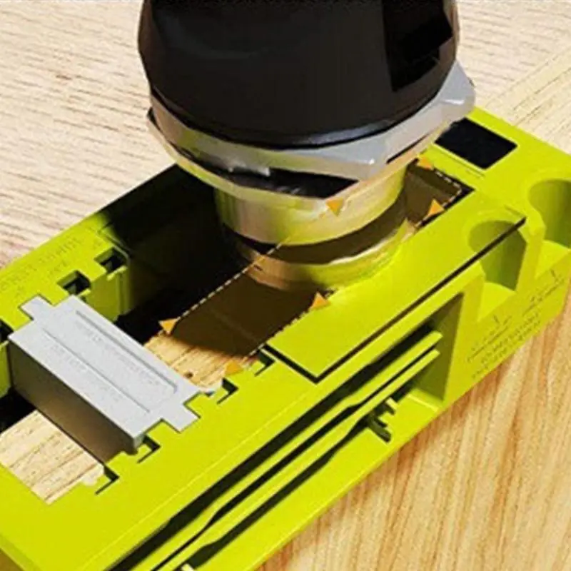 Door Hinge Jig Router Hinge Jig Door Latch Installation Kit Chiseling Hinge Mortiser Adjustable Scoring Power Tool For Door &