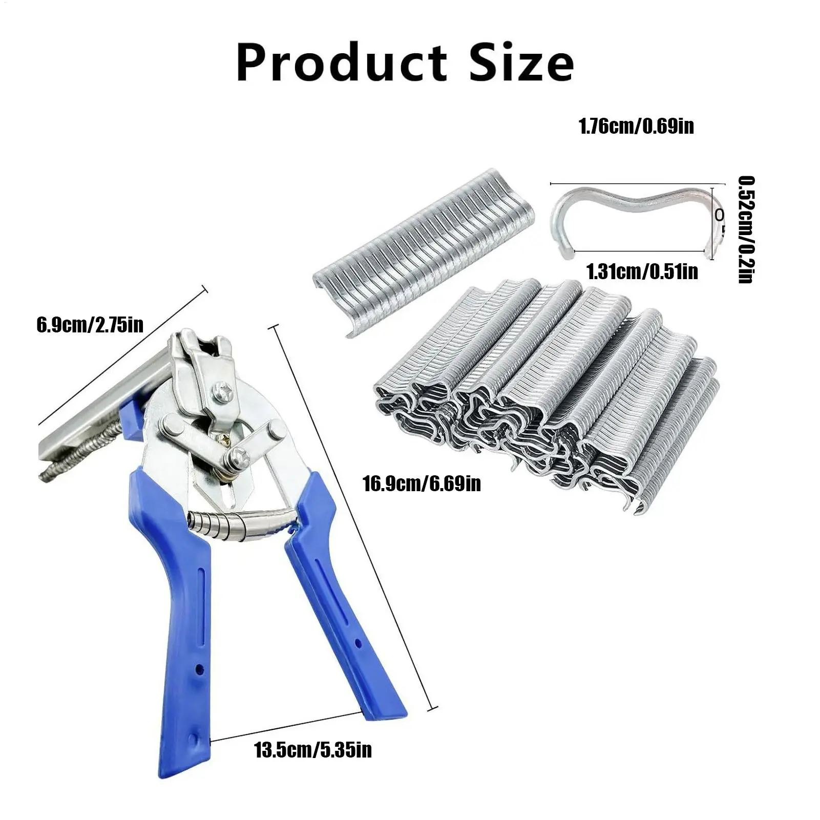 Hog Ring Pliers Type M Multi-function Fence Pliers Tools Home Improvement For Poultry Home Animal Upholstery Bird Crafts Fencing