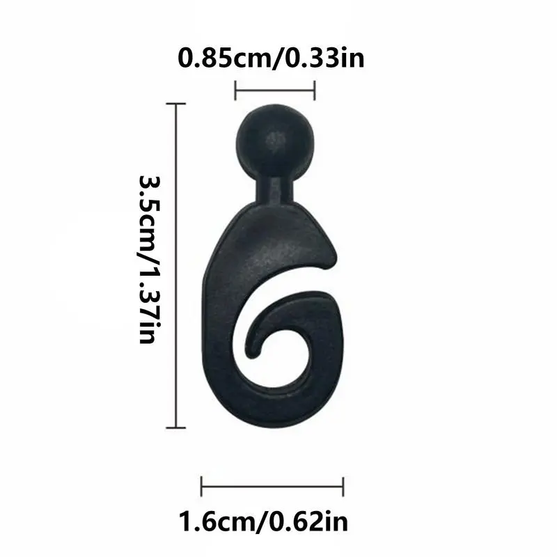Gazebo Drape Hooks 50 Pieces Tent Door Cloth Hooks Multi-purpose Pergola Drape Rings Rustproof Hangers For Fence Plants Indoor