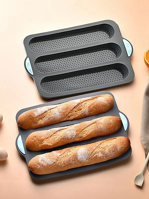 Sandwich Baking Liners Non-stick Loaf Pan Sandwich Baking Liners 24x34.5cm/9.4x13.6inch French Bread Pan Silicone Professional