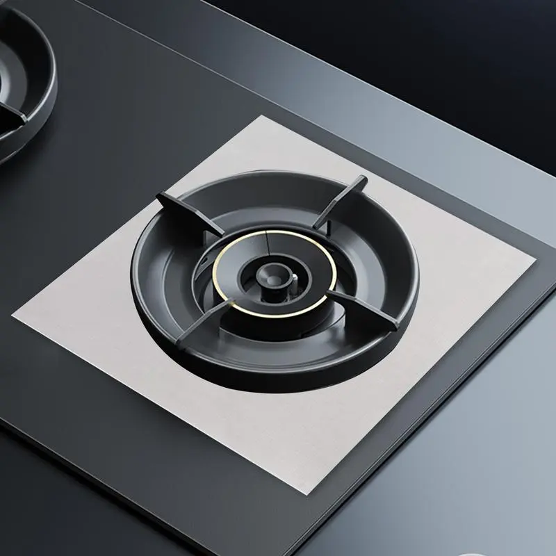 Stove Burner Liners 4X Kitchen Stove Burner Protector Heat-Resistant Anti-Oil Kitchen Gadget Drip-Proof Cleaning Pads For Home