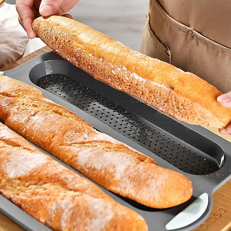 Sandwich Baking Liners Non-stick Loaf Pan Sandwich Baking Liners 24x34.5cm/9.4x13.6inch French Bread Pan Silicone Professional