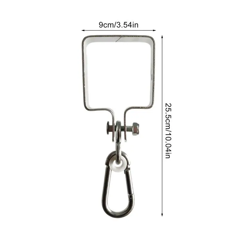 Heavy Duty Swing Hangers Alloy Swing Hardware Suspension Clamp Silent Hanger For Ceiling Chair Hammock Tree Playground Pergola