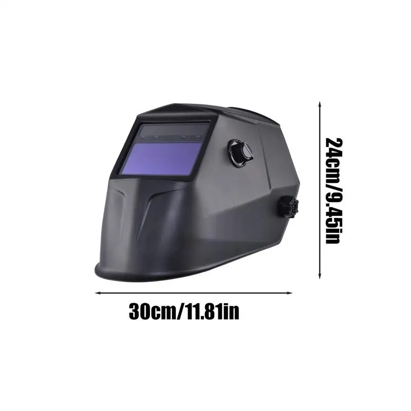 Auto Welding Face Cover Solar Powered Welding Hood With Large Viewing Screen Welding Face Cover Wide Shade Welding Shield For