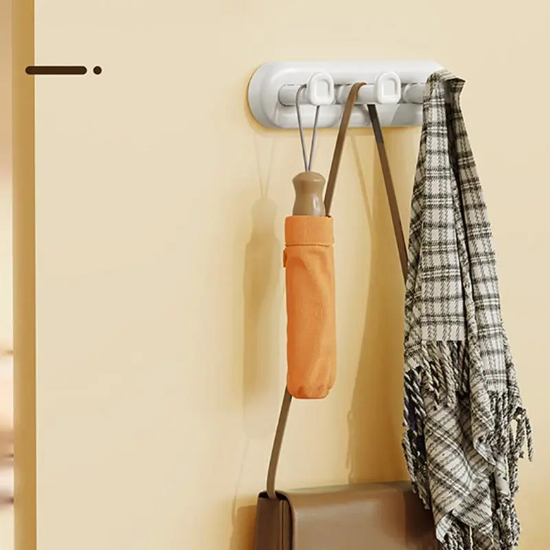 Tennis Racket Holder Adjustable Hangable Pickleball Paddle Holder Adhesive Utility Hooks Versatile Wall Storage Hanger For Towel