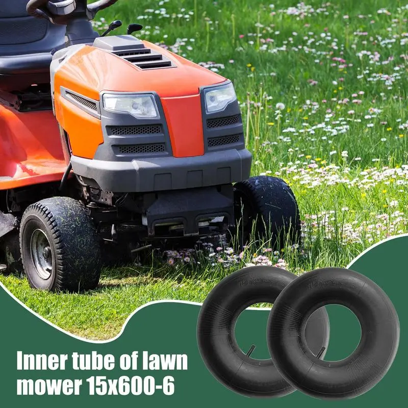Lawn Mower Tire Tubes Replace Inner Tubes Sturdy 2 Pieces Wear-Resistant Repair Accessories For Repairing Maintenance Snow
